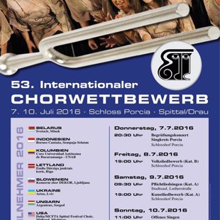 International Choir competition in Spittal, Austria