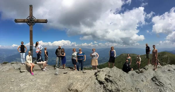 Goldeck virsotne Alpos 2142 m v.j.l.