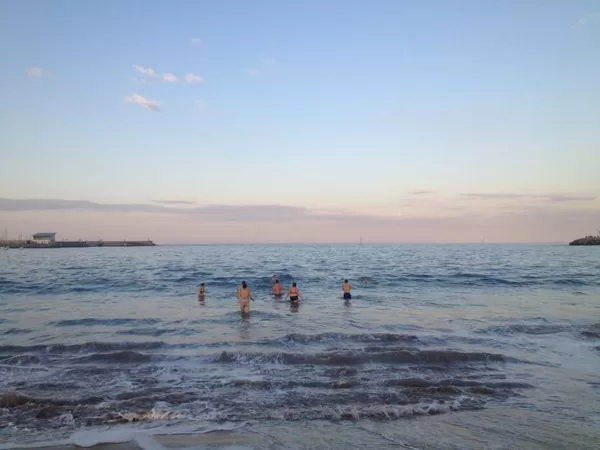 Swimming on 1st November