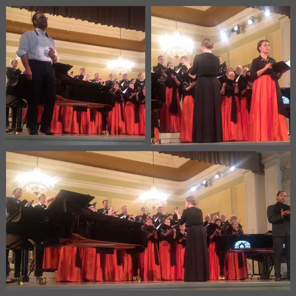 Choir conducting concert - exam for Agnese Urka, May 2016, Ēriks Ešenvalds "Lucas Passion"