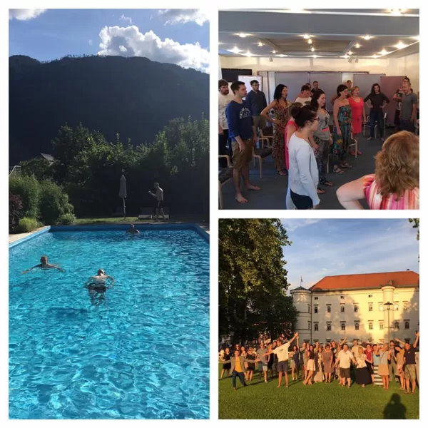 Swimming, singing and having fun!